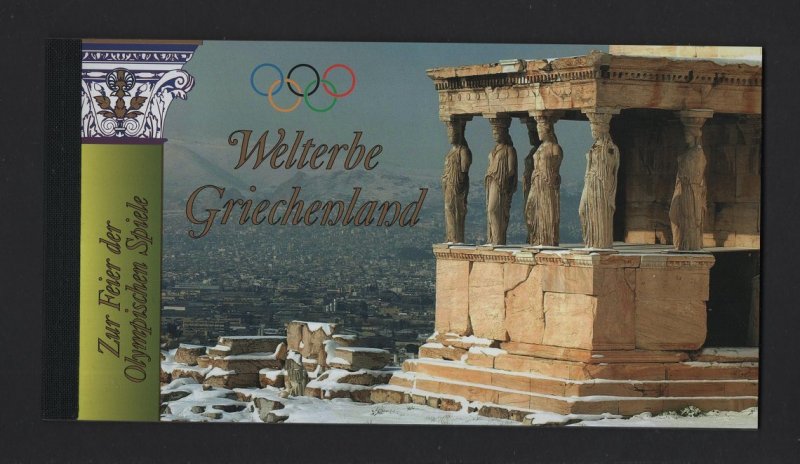 United Nations Vienna  #352  MNH 2004 booklet world heritage Greece