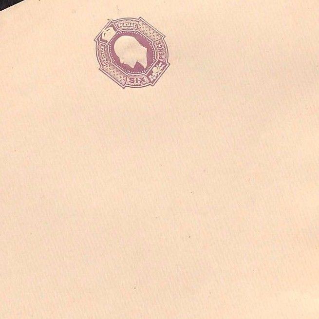 MS1864 1902 KEVII 6d Unused Embossed STO Postal Stationery UNFOLDED Envelope