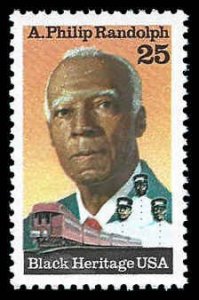 PCBstamps   US #2402 25c A.P. Randolph, Black Heritage, MNH, (23)