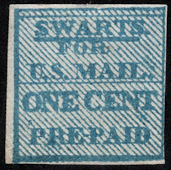 US #Local 136L14 F/VF mint never hinged, fresh color, Swartz, Rare with gum!