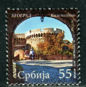 0601 SERBIA 2013 - Fortress Kalemegdan - Belgrade - Regular Stamp - MNH Set