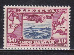 Lithuania SC# C80 Mint NH Airmail