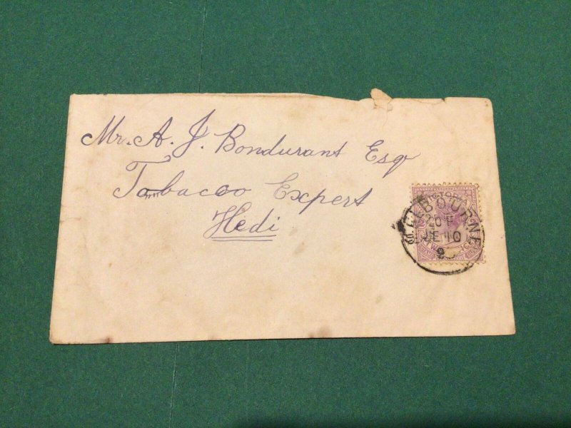 Australia Victoria Wangaratta  1897 stamps cover Ref 62224  