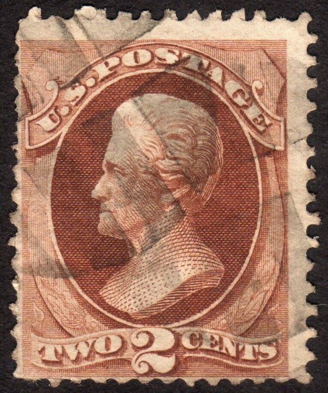 1870, US 2c, Jackson, Used, Sc 146