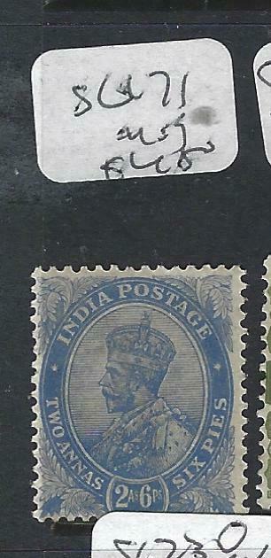 INDIA    (PP2003B)  KGV 2 1/2A  SG 171    MOG