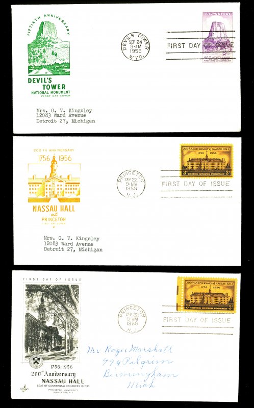 U.S. #1083, 1084 FIRST DAY COVERS