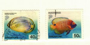 Singapore #993-4 used fish