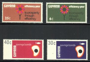 Guyana Scott #56-59 MNH