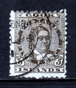 Cook Islands - Scott #13 - Used - Pencil/rev. - SCV $16