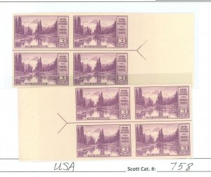 United States #758 Mint (NH) Multiple