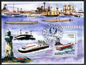 Guinea-Bissau 2006 HYDROFOILS LIGHTHOUSE s/s Perforated Fine Used