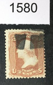 US STAMPS # 65 USED CAT. $ LOT #1580