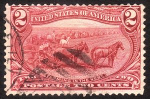 1898, US 2c, Trans-Mississippi, Used, Sc 286