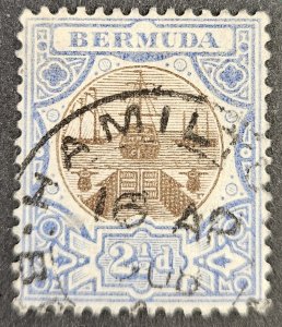 Bermuda 1906 SG40 Dry Dock used 2.5d