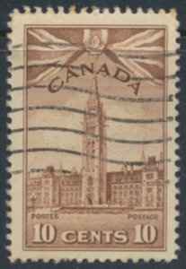 Canada  SC# 257  SG 382 Used  Parliament  see details & scans