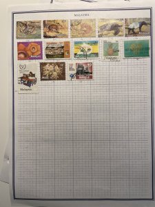 Collection of Malaysia stamps