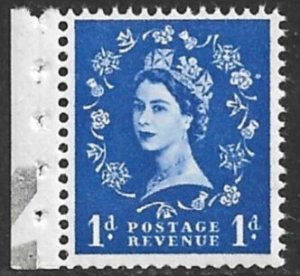 GREAT BRITAIN 1958-65 1d QE2 Wilding Portrait Issue Sc 354 MNH