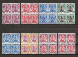 MALAYA/SELANGOR 1949/55 SG 90/110 MNH Cat £440