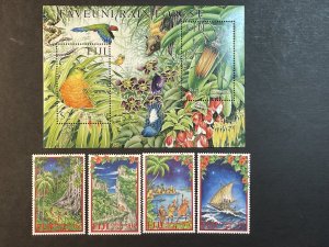 FIJI # 903-907-MINT/NEVER HINGED----COMPLETE SET & SOUVENIR SHEET----2000