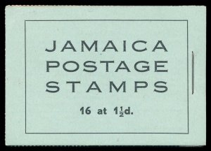 Jamaica 1946 KGVI 2s complete booklet stapled right superb MNH. SG SB12.