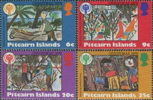 Pitcairn Islands 1979 SG200-203 Christmas set MNH