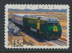 Australia SG 1416  Used  -Trains self adhesive 