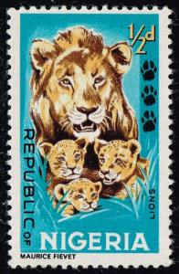 Nigeria #184 Lioness and Cubs; Unused (1.00)