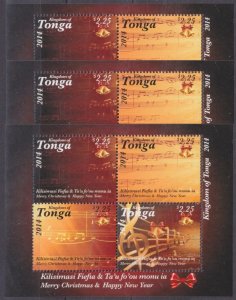 2014 Tonga 2014-2017/B83x3 Music - Christmas 33,00 €