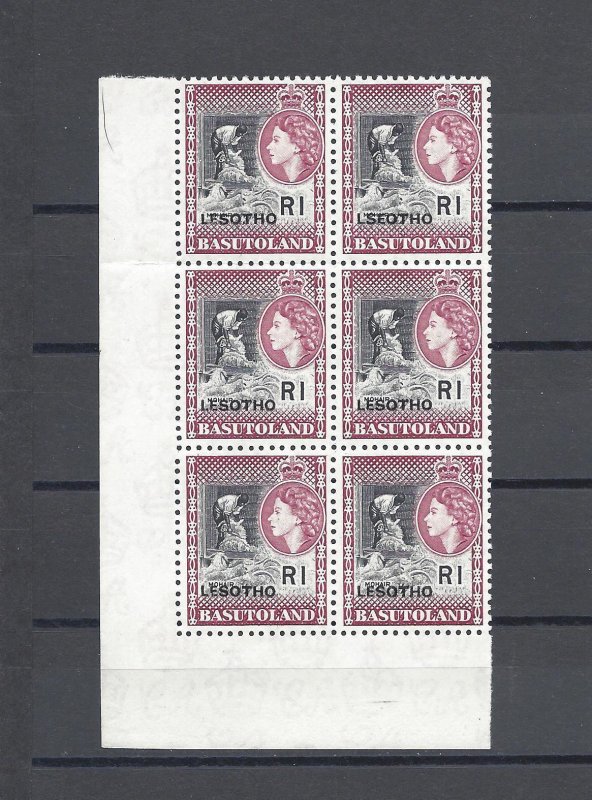 LESOTHO 1966 SG 120a/120aa MNH Cat £98.75