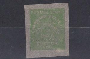 CHARKHARI 1943  S G 32  1P DULL GREEN   NO GUM  CAT £85