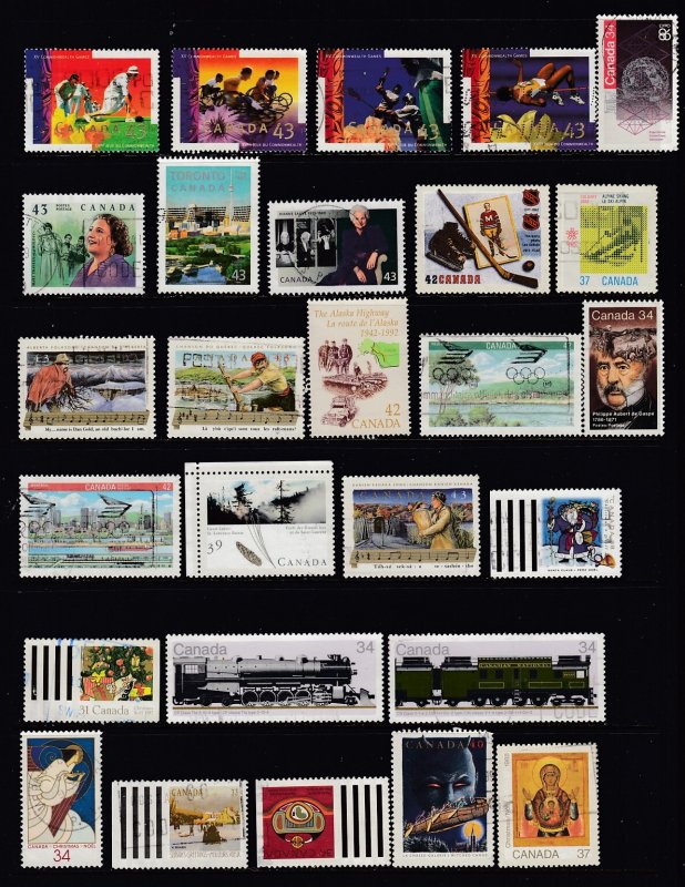 CANADA - 48 Different - All commemoratives - Only 6 cents each