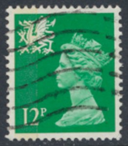 GB  Wales   SC# WMMH18  SG W36 Used 1 left sideband see details & scans