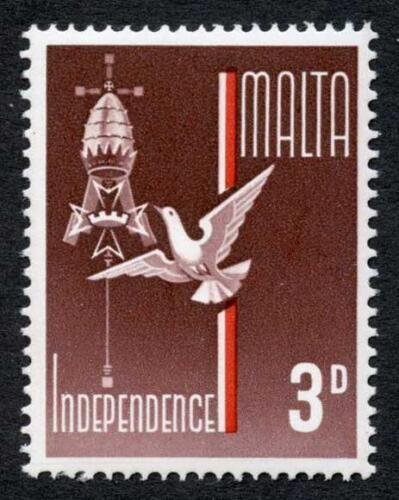 Malta SG332a 3d Missing Gold U/M Cat 75 pounds 