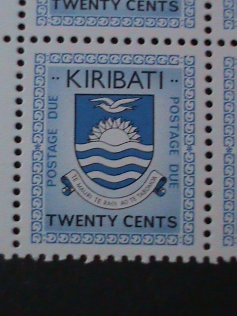 ​KIRIBATI 1981-SC# J2-POSTAGE DUE STAMPS-IPAIRS MNH-LAST ONE-VERY FINE