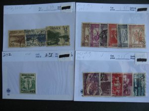 Angola mostly used collection assembled in sales cards 