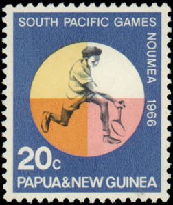 Papua New Guinea #225-227, Complete Set(3), 1966, Sports, Never Hinged