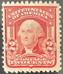 Scott #319 1903 2¢ George Washington unused HR