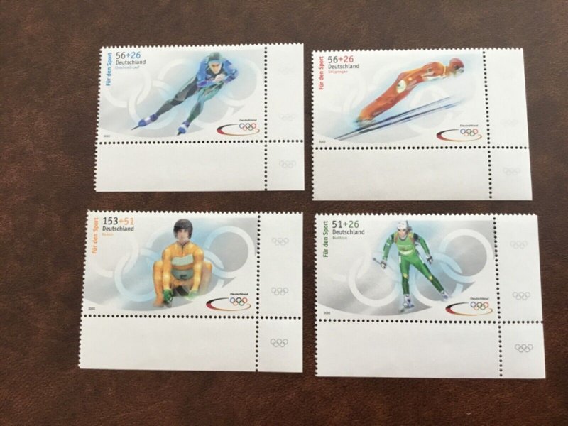 ICOLLECTZONE Germany B898-901 VF NH 2002 Winter Sports