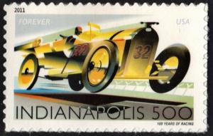 SC#4530 (44¢) Indianapolis 500: 100th Anniversary (2011) SA