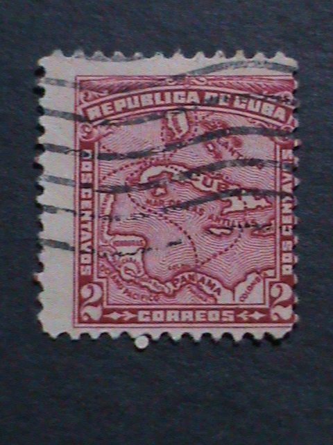 ​CUBA-1914 108 YEARS OLD-  CUBA MAPS-USED STAMPS VF WE SHIP TO WORLD WIDE