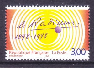 France 2690 MNH 1998 Discovery of Radium Centennial ZOE Reactor 50th Anniversary