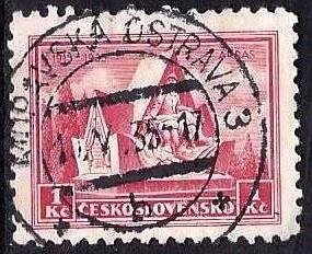 CZECHOSLOVAKIA - #206 - USED - 1935 - CZECH644DTS11