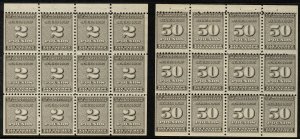 US #RI14 and RI18a, POTATOE COMPLETE BOOKLET PANES,  Very RARE,  VF mint neve...