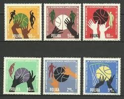 Poland 1963 MNH Stamps Scott 1159-1164 Sport Basketball Championships