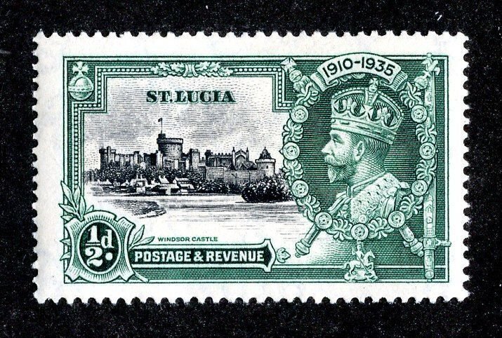 1935 St Lucia Sc.# 91 MLH* cv $0.30  (41 BCXX )