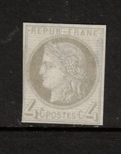 French Colonies #18 (Yvert #16) Mint Fine Unused (No Gum) **With Certificate**