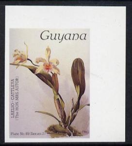 Guyana 1985-89 Orchids Series 2 plate 89 (Sanders\' Reich...