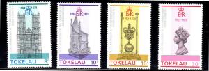 TOKELAU #61-64  1978  QEII  25TH ANNIV.  MINT  VF NH  O.G