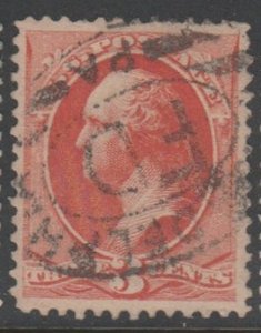 U.S. Scott Scott #214 Washington Stamp - Used Single