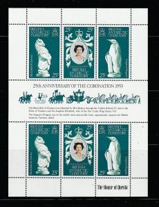 British Antarctic Territory 71 Set MNH Queen Elizabeth 25 Anniversary Coronation